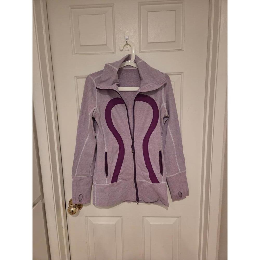 Lululemon Lavender and Purple Zip-Up Athletic Jacket Size 6